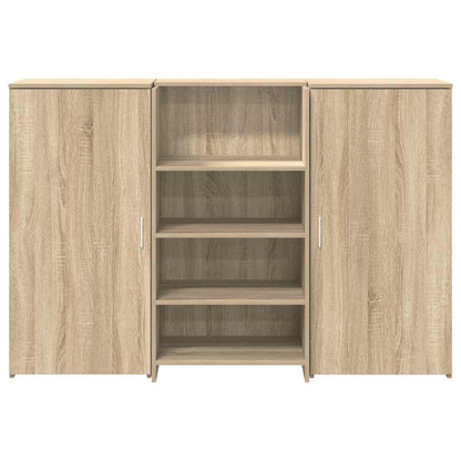 Banco Reception Rovere Sonoma 155x50x103,5 cm Legno Multistrato - homemem39