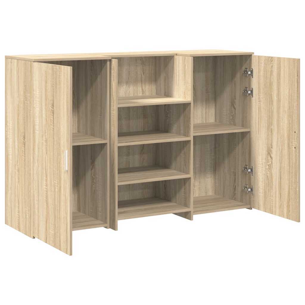 Banco Reception Rovere Sonoma 155x50x103,5 cm Legno Multistrato - homemem39