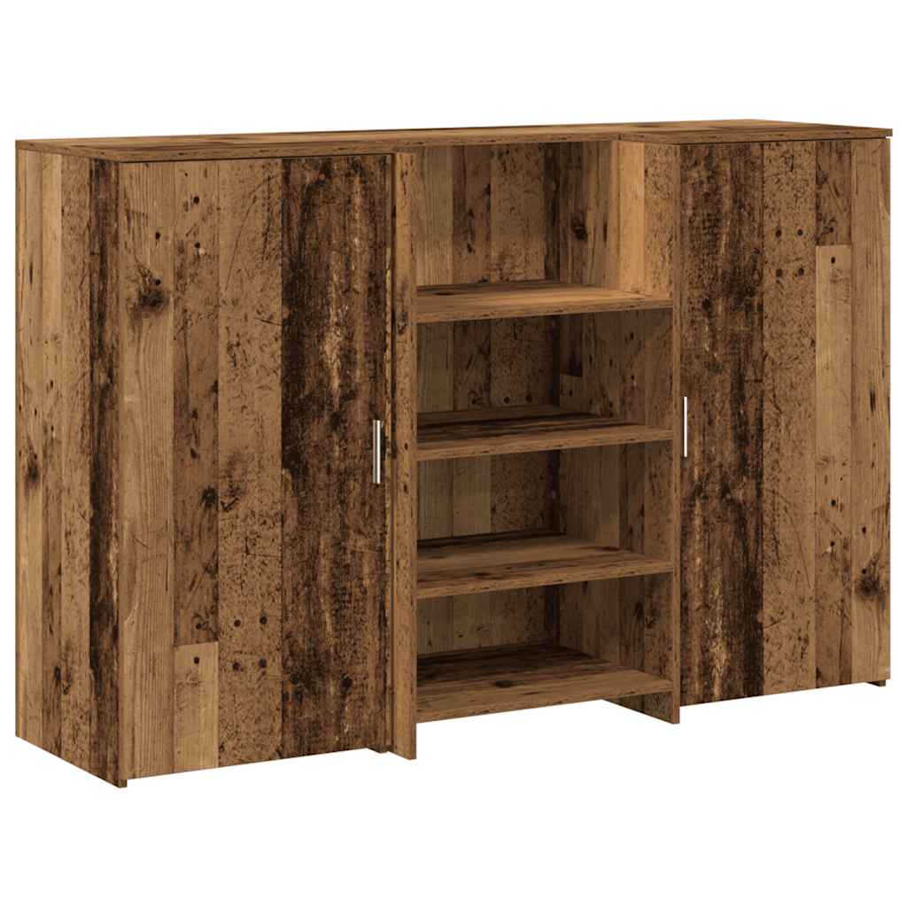 Banco Reception Legno Antico 155x50x103,5 cm Legno Multistrato - homemem39