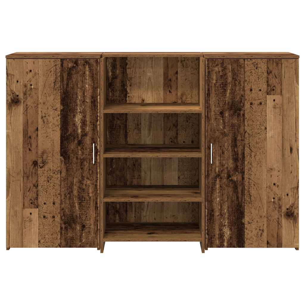 Banco Reception Legno Antico 155x50x103,5 cm Legno Multistrato | homemem39