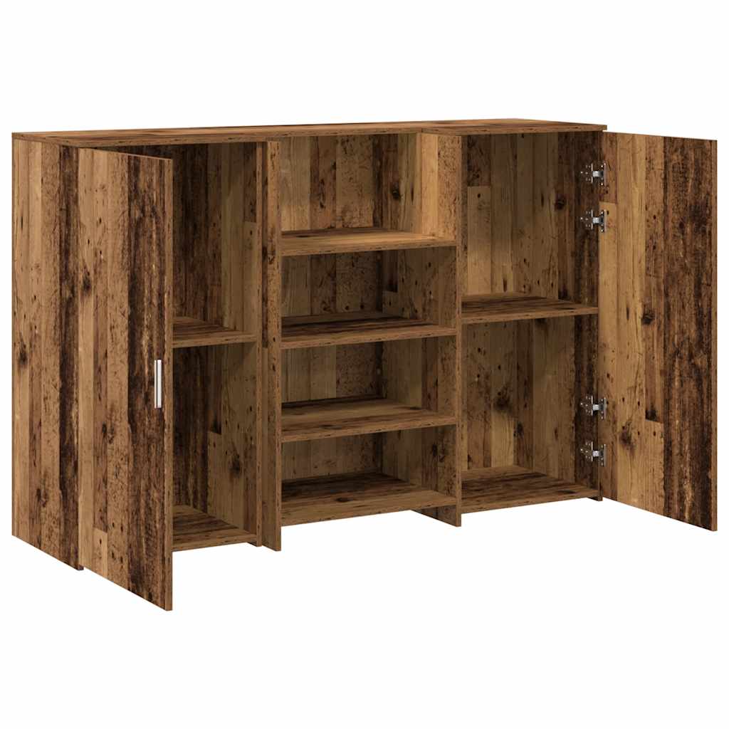 Banco Reception Legno Antico 155x50x103,5 cm Legno Multistrato - homemem39