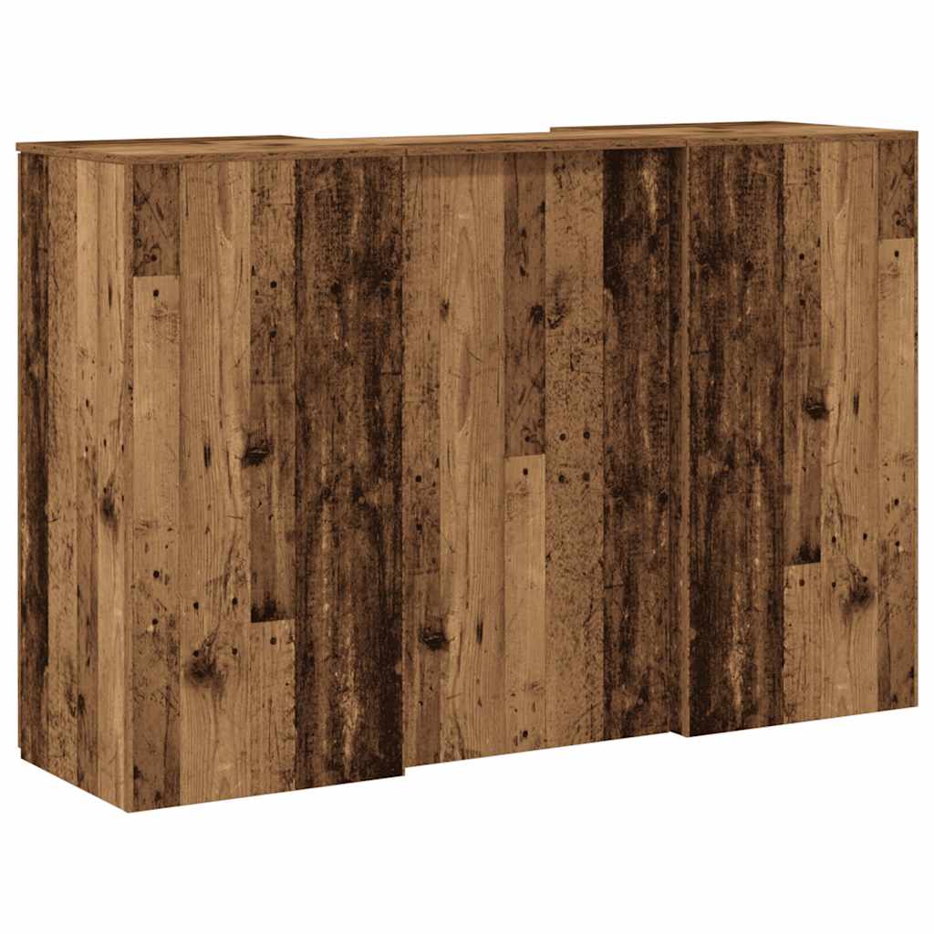 Banco Reception Legno Antico 155x50x103,5 cm Legno Multistrato | homemem39