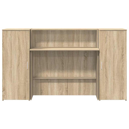 Banco Reception Rovere Sonoma 180x50x103,5 cm Legno Multistrato | homemem39