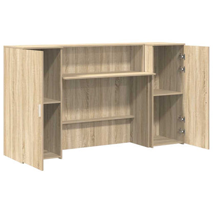 Banco Reception Rovere Sonoma 180x50x103,5 cm Legno Multistrato | homemem39