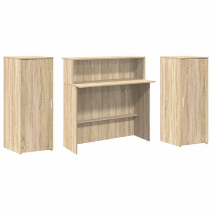 Banco Reception Rovere Sonoma 180x50x103,5 cm Legno Multistrato | homemem39