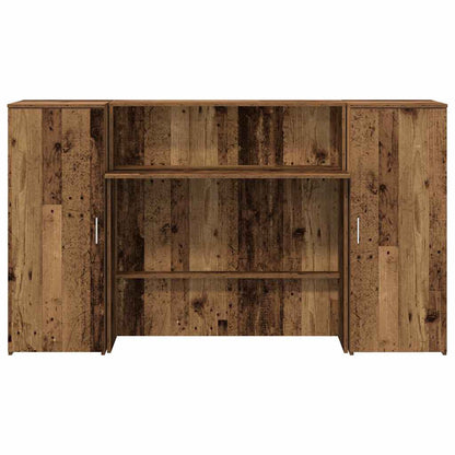 Banco Reception Legno Antico 180x50x103,5 cm Legno Multistrato | homemem39