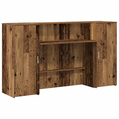 Banco Reception Legno Antico 180x50x103,5 cm Legno Multistrato | homemem39