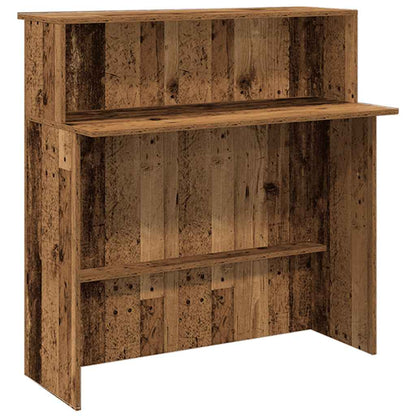 Banco Reception Legno Antico 180x50x103,5 cm Legno Multistrato | homemem39