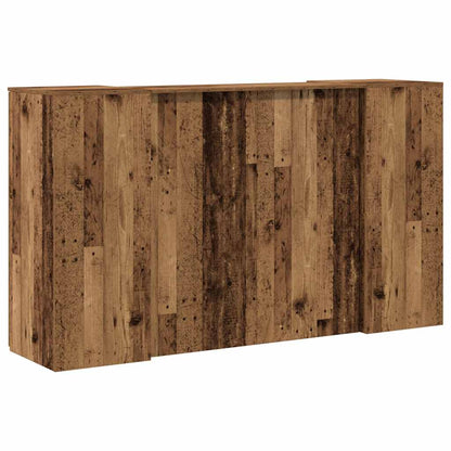 Banco Reception Legno Antico 180x50x103,5 cm Legno Multistrato | homemem39