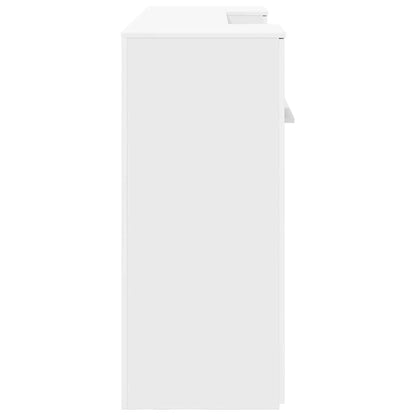 Banco Reception Bianco 200x50x103,5 cm in Legno Multistrato