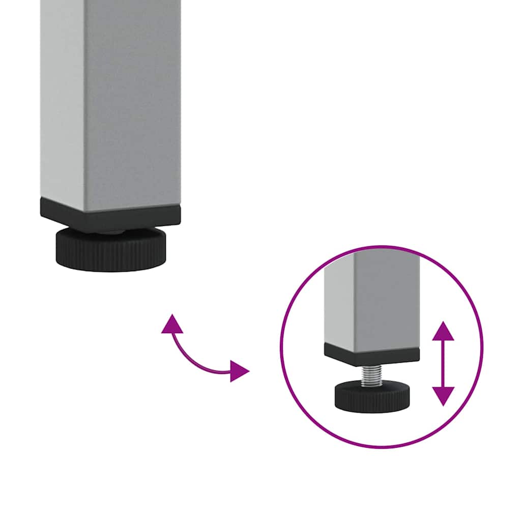 Banco da lavoro con cassetto Rosso e Grigio 50 x 55 x 85 cm - homemem39