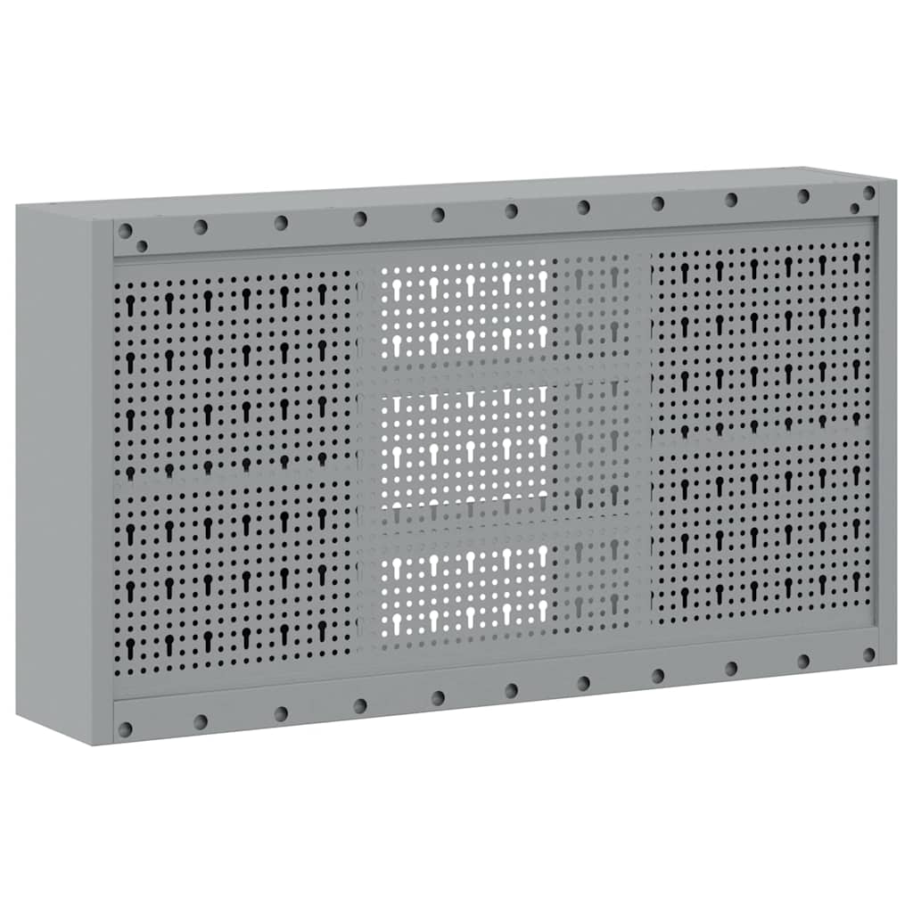 Mobile per attrezzi con blocco Nero e Grigio 100 x 20 x 55 cm | homemem39