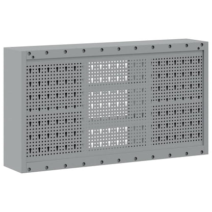 Mobile per attrezzi con blocco Nero e Grigio 100 x 20 x 55 cm | homemem39