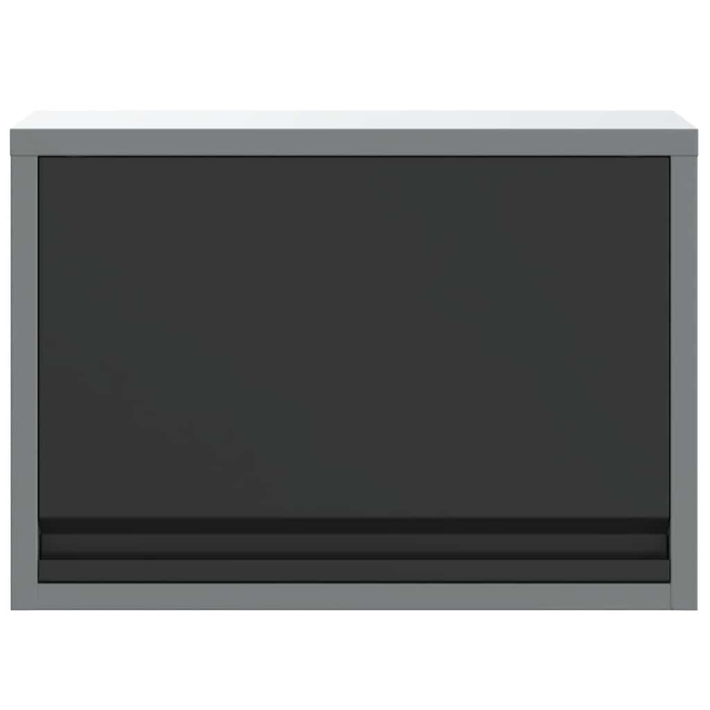 Mobile per attrezzi Nero e Grigio 50 x 25 x 35 cm | homemem39
