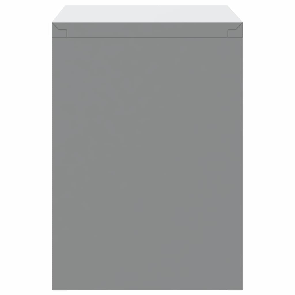 Mobile per attrezzi Nero e Grigio 50 x 25 x 35 cm | homemem39