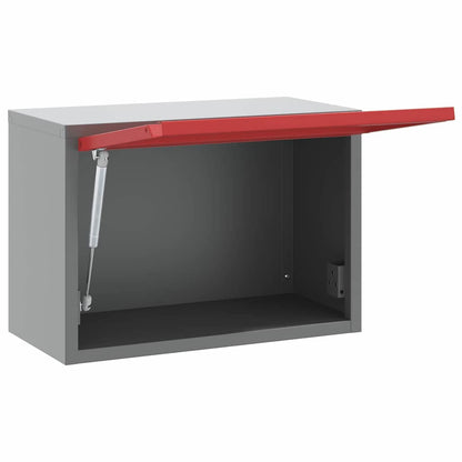 Mobile per attrezzi Rosso e Grigio 50 x 25 x 35 cm | homemem39