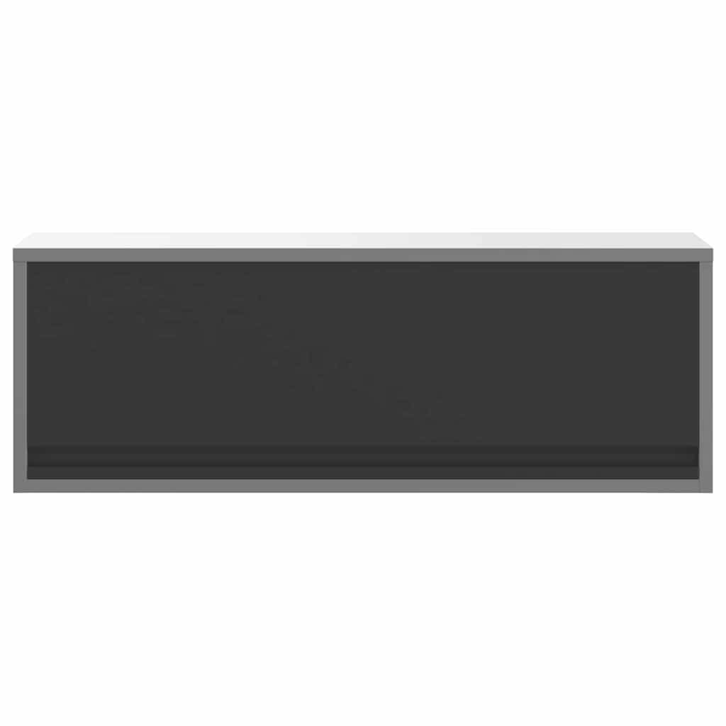 Mobile per attrezzi Nero e Grigio 100 x 25 x 35 cm | homemem39