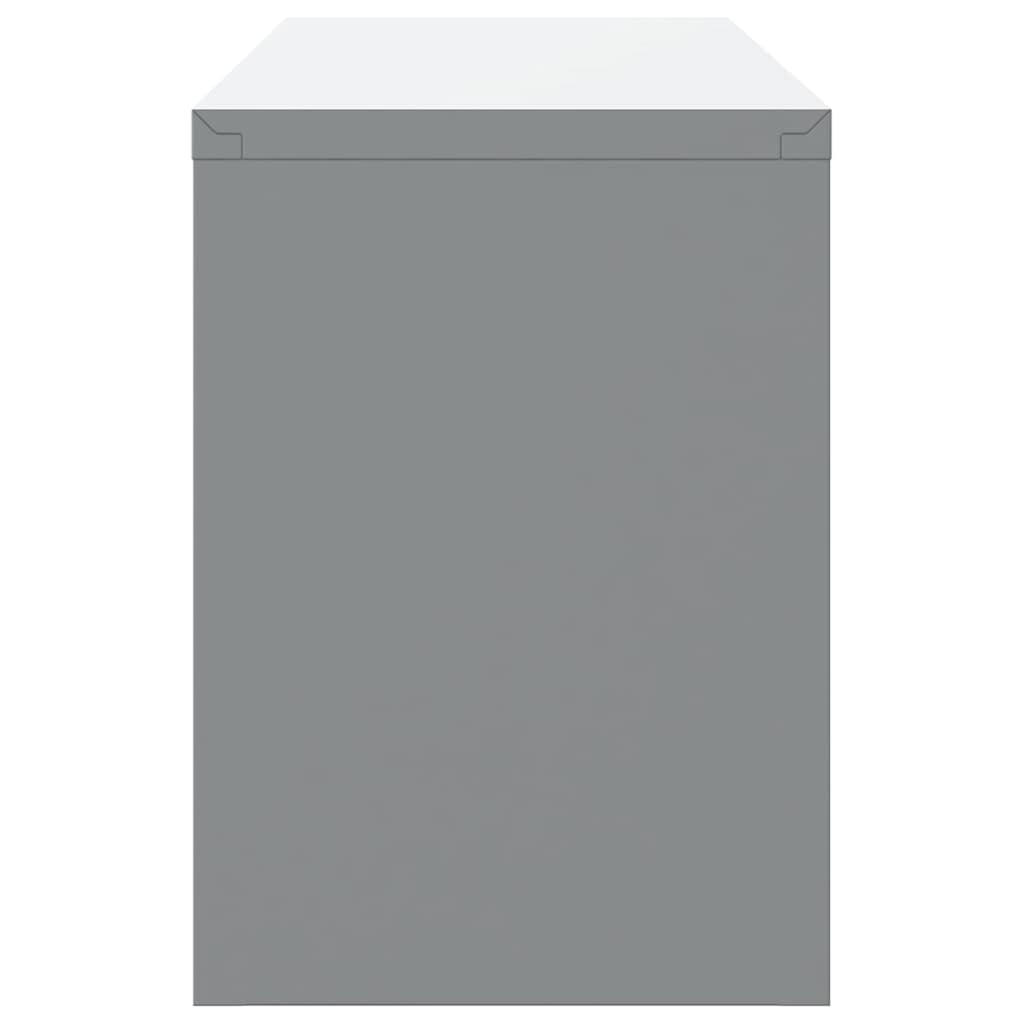 Mobile per attrezzi Nero e Grigio 100 x 25 x 35 cm | homemem39