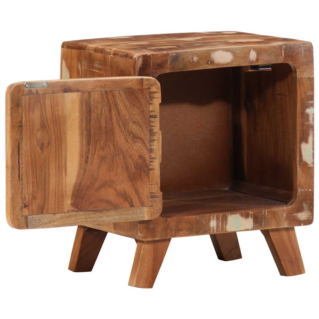 Comodino 40x32x46 cm in Legno Massello di Recupero | homemem39