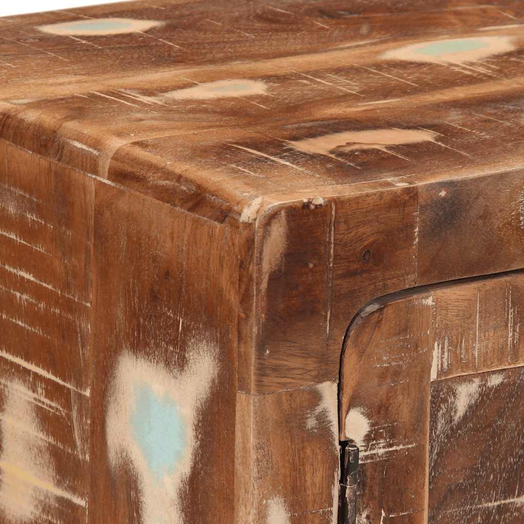 Comodino 40x32x46 cm in Legno Massello di Recupero | homemem39