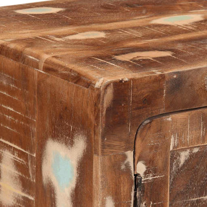 Comodini 2pz 40x32x46 cm in Legno Massello di Recupero - homemem39