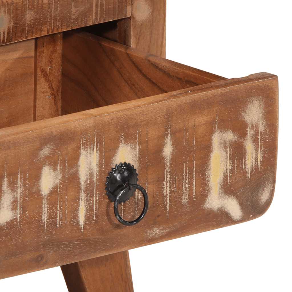 Comodino 40x32x46 cm in Legno Massello di Recupero - homemem39