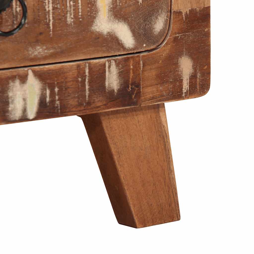 Comodino 40x32x46 cm in Legno Massello di Recupero - homemem39