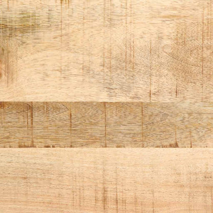 Comodino 37x32x50 cm in Legno Massello di Mango Grezzo | homemem39