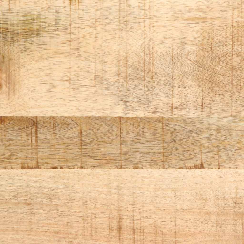 Comodini 2pz 37x32x50 cm in Legno Massello di Mango Grezzo | homemem39