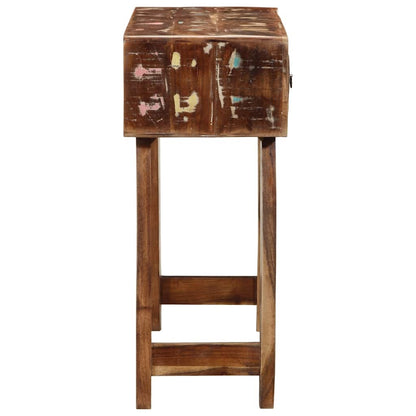 Tavolo Consolle 90x32x75 cm in Legno Massello di Recupero | homemem39