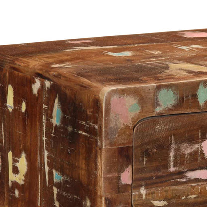 Tavolo Consolle 90x32x75 cm in Legno Massello di Recupero - homemem39