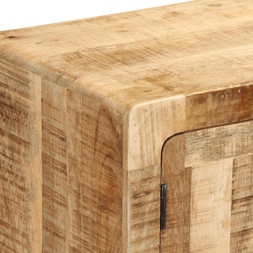 Mobile Porta TV 105x46x32 cm in Massello di Mango Grezzo - homemem39