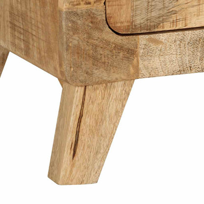 Mobile Porta TV 105x46x32 cm in Massello di Mango Grezzo - homemem39