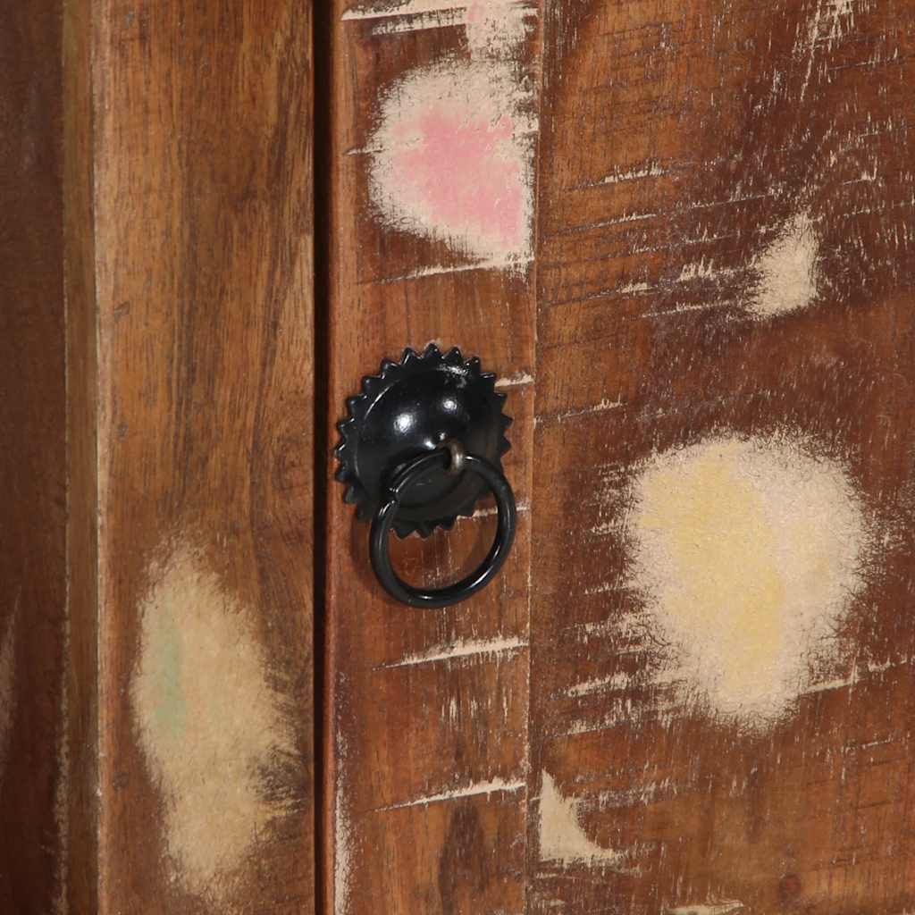 Mobile Porta TV 105x46x32 cm in Legno Massello di Recupero - homemem39