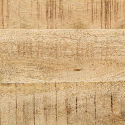 Mobile TV a Parete 100x32x25 cm Legno Grezzo Massello di Mango | homemem39