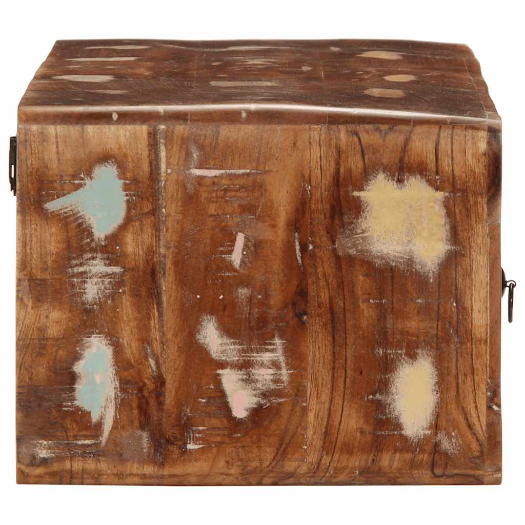 Mobile TV a Parete 100x32x25 cm in Legno Massello di Recupero - homemem39