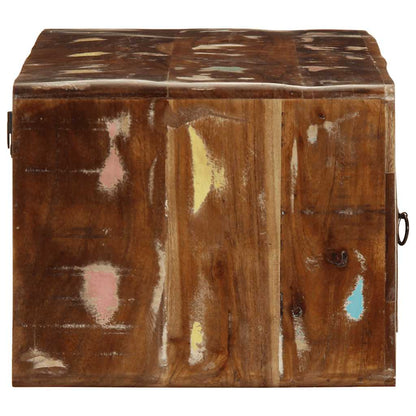 Mobile TV a Parete 100x32x25 cm in Legno Massello di Recupero - homemem39