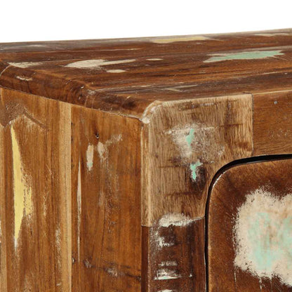 Mobile TV a Parete 100x32x25 cm in Legno Massello di Recupero - homemem39