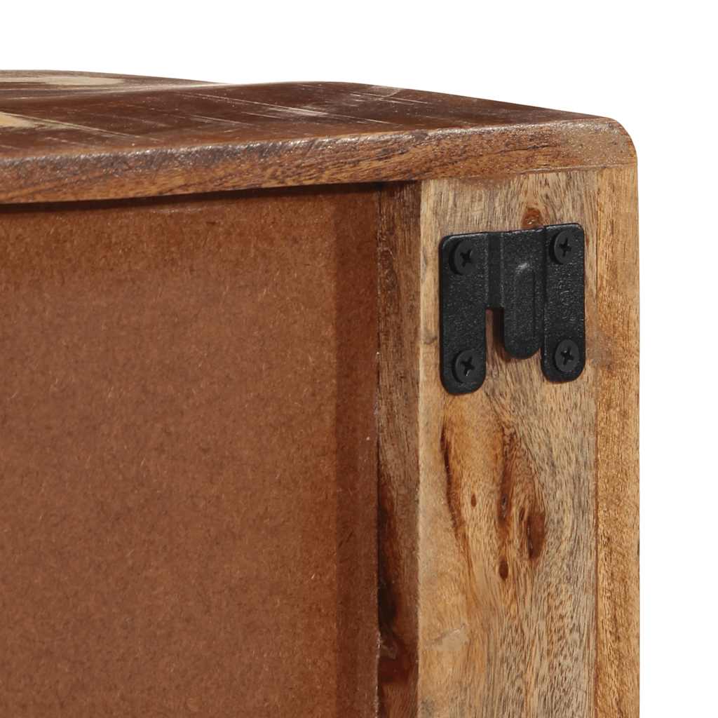 Mobile TV a Parete 100x32x25 cm in Legno Massello di Recupero - homemem39