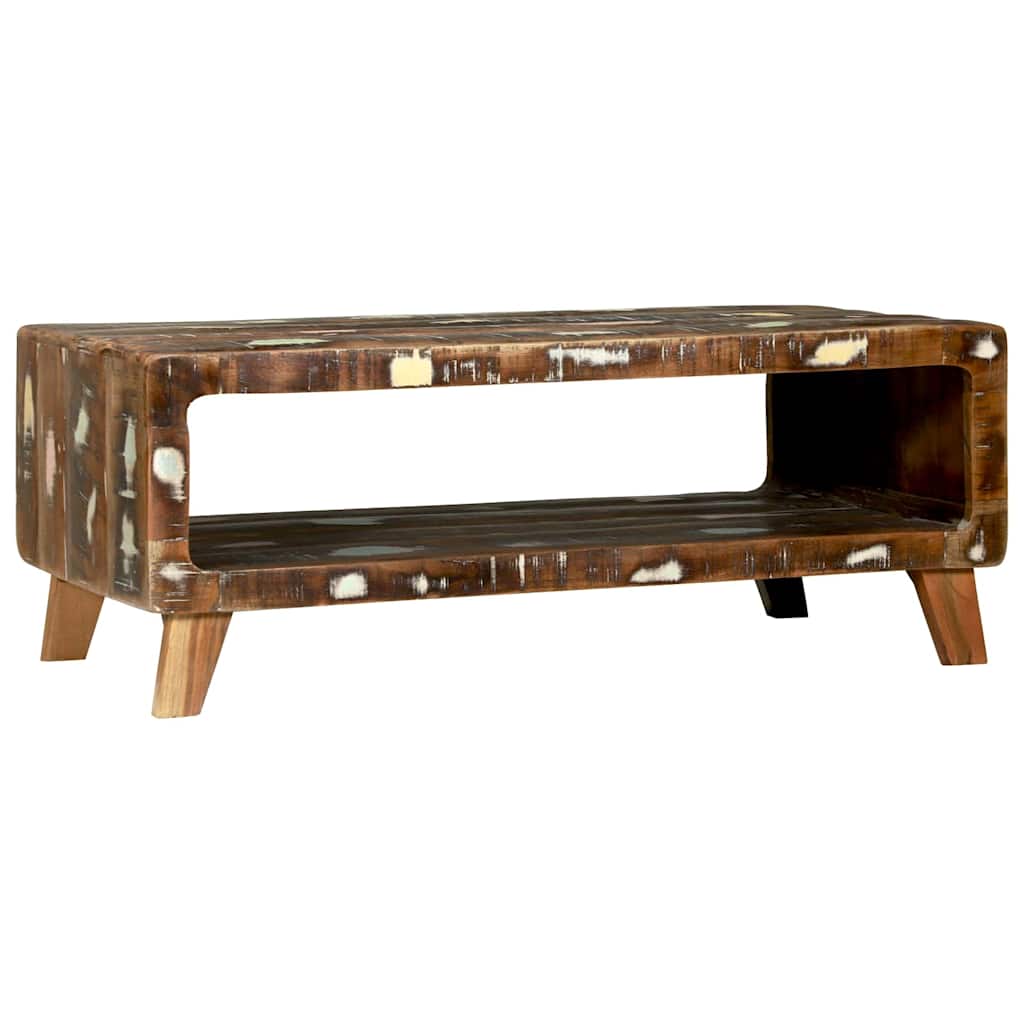 Tavolino da salotto 90 x 50 x 35 cm Legno Recuperato Massello | homemem39