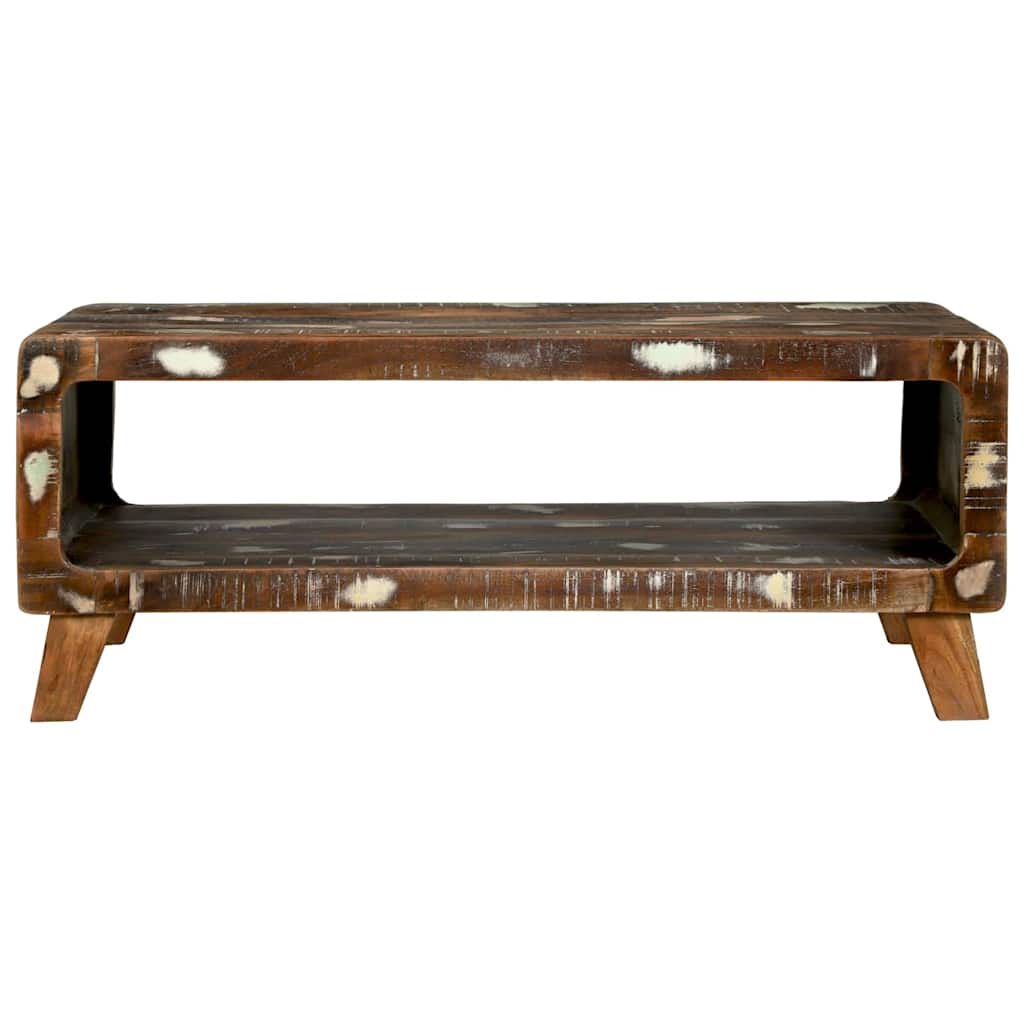 Tavolino da salotto 90 x 50 x 35 cm Legno Recuperato Massello | homemem39