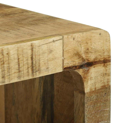 Mobile TV Marrone 80 x 30 x 25 cm Legno massello di mango