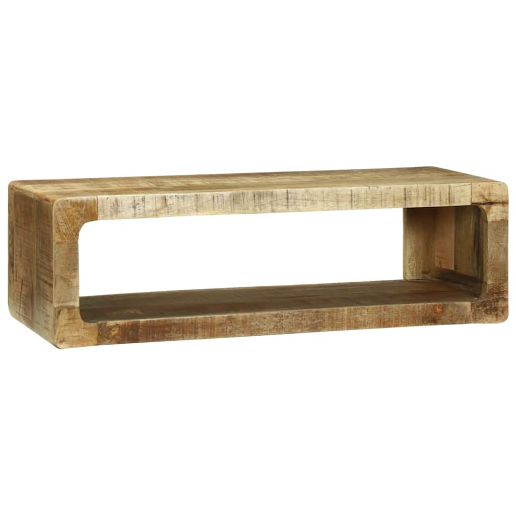 Mobile TV Marrone 80 x 30 x 25 cm Legno massello di mango