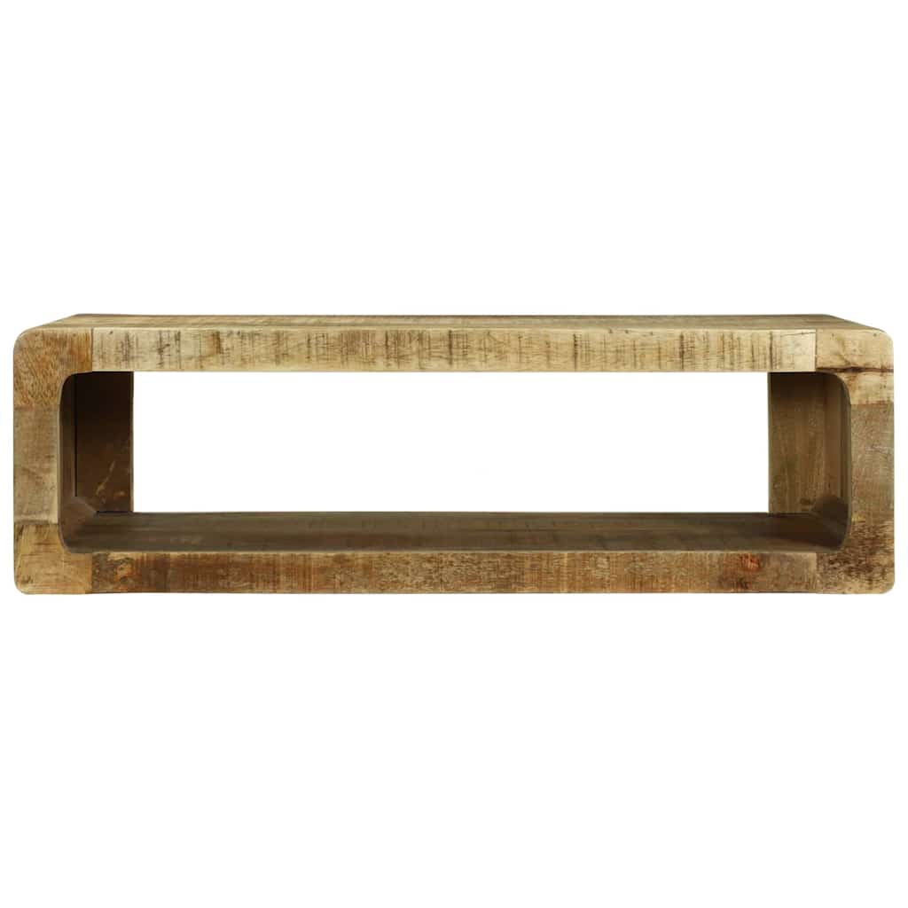 Mobile TV Marrone 80 x 30 x 25 cm Legno massello di mango