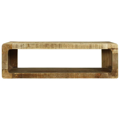 Mobile TV Marrone 80 x 30 x 25 cm Legno massello di mango