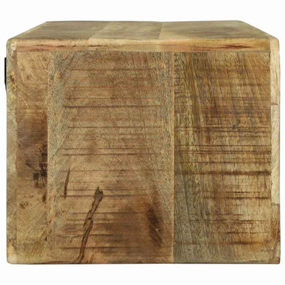 Mobile TV Marrone 80 x 30 x 25 cm Legno massello di mango