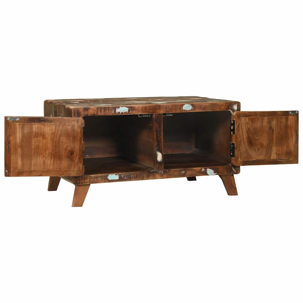 Tavolino da salotto Multicolore Legno Recuperato Massello | homemem39
