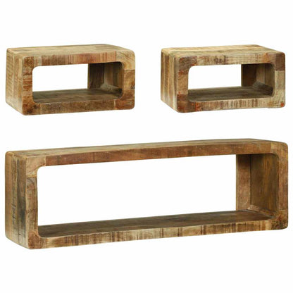 Set di Mobili TV 3 pcs Marrone Legno massello di mango