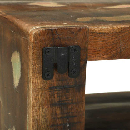 Set mobile TV 3 pcs Multicolore Legno massello di recupero