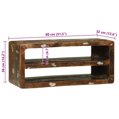 Mobile TV 80 x 32 x 36 cm Legno massello di recupero | homemem39